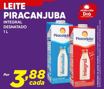Dia LEITE PIRACANJUBA INTEGRAL DESNATADO 1L oferta