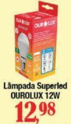 Supermercados Unidos Lâmpada Superled OUROLUX 12W oferta