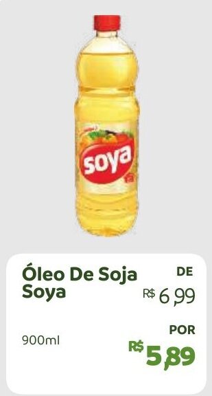 Óleo De Soja Soya 900ml