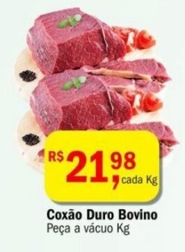 Ultrabox Coxão Duro Bovino Peça a vácuo Kg oferta