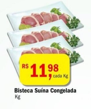 Ultrabox Bisteca Suína Congelada Kg oferta