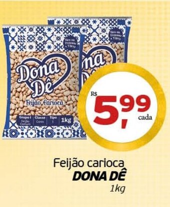 Cometa Supermercados Feijao Carioca Dona De 1kg oferta