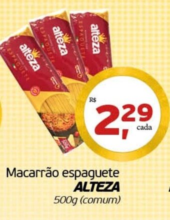 Cometa Supermercados Macarrao espaguete Alteza 500g (comum) oferta