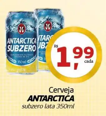 Cometa Supermercados Cerveja Antarctica Subzero Lata 350ml oferta