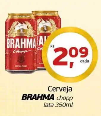 Cometa Supermercados Cerveja Brahma Chopp Lata 350ml oferta