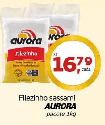 Cometa Supermercados Filezinho sassami Aurora 1kg oferta