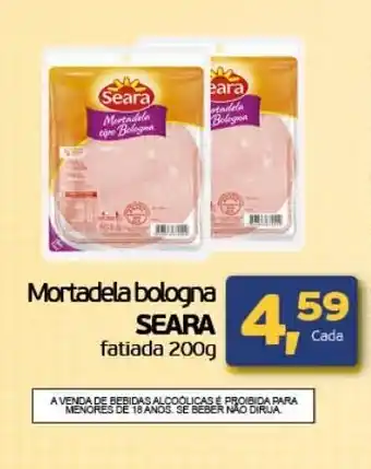 Cometa Supermercados Mortadela bologna Seara fatiada 200g oferta