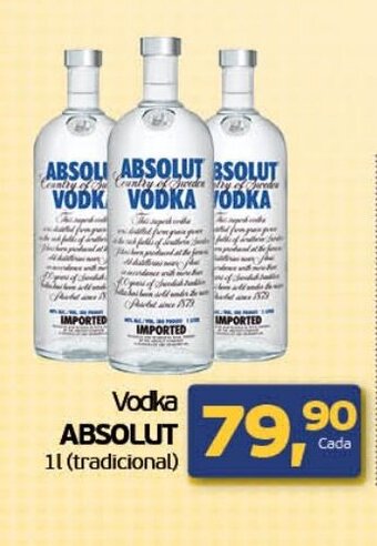 Cometa Supermercados Vodka Absolut 1L (tradicional) oferta
