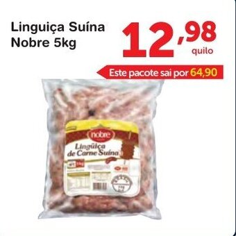 Roldão Linguica Suina Nobre 5kg oferta