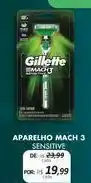 Drogal Aparelho mach 3 sensitive gillette oferta