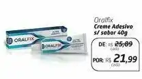 Drogal Creme adesivo sin sabor oralfix oferta