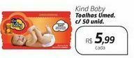 Drogal Toalhas umedecidas kind baby oferta