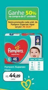 Drogal Pampers supersec hiper oferta