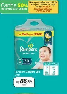 Pampers confort sec giga