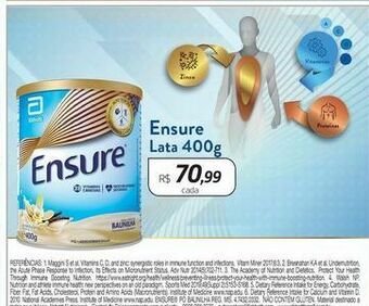 Drogal Ensure lata 400g oferta