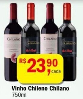 Ultrabox Vinho Chileno Chilano 750ml oferta