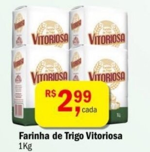 Ultrabox Farinha de Trigo Vitoriosa 1kg oferta
