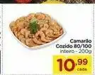 Carrefour Camarão cozido 80/100 inteiro 200 g oferta