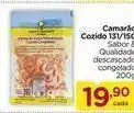 Carrefour Camarão cozido 131/150 200g oferta