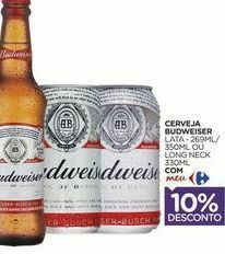 Carrefour Cerveja budweiser oferta