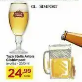 Taça de cerveja stella artois