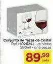Carrefour Taça de vinho oferta
