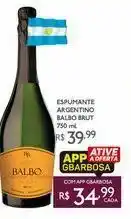 Espumante balbo brut