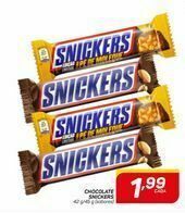 Chocolates snickers