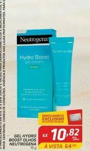 Gel hydro boost olhos neutrogena 15 g