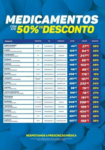 GBarbosa Medicamentos com até 50% de desconto oferta