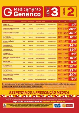 GBarbosa Medicamento generico leve 3 pague 2 oferta