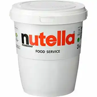 Atacadão Creme de avelã balde 3kg - nutella oferta