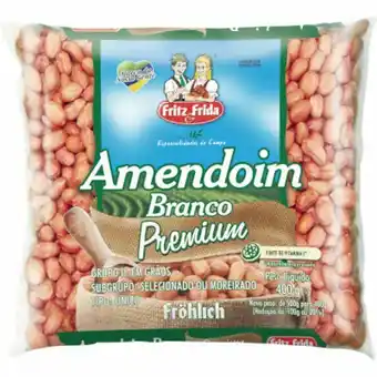 Amendoim branco premium pacote 400g - fritz & frida