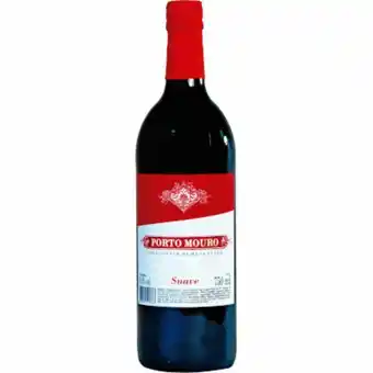 Atacadão Vinho tinto suave garrafa 750ml - porto mouro oferta