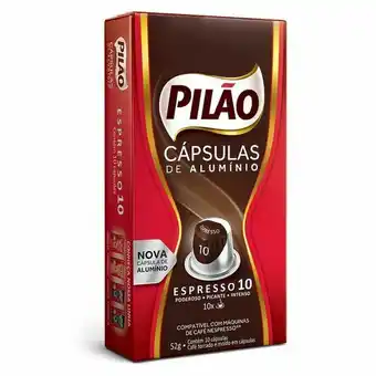 Atacadão Cápsulas de café de alumínio espresso 10 caixa 10 unidades de 5,2g - pilão oferta