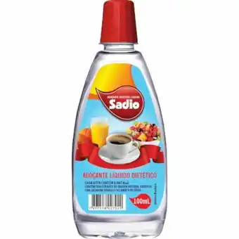 Atacadão Adoçante líquido sacarina frasco 100ml - sadio oferta