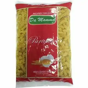 Atacadão Macarrão parafuso com ovos pacote 500g - da mamma oferta