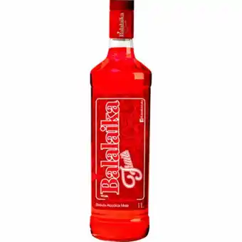 Atacadão Vodka frutas vermelhas garrafa 1litro - balalaika oferta