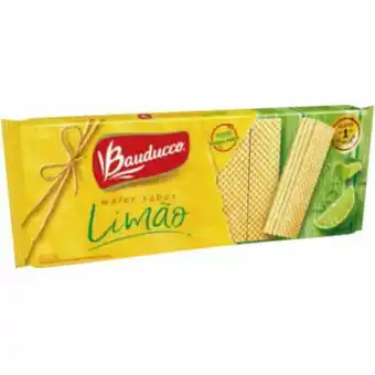 Atacadão Biscoito wafer sabor limão pacote 78g - bauducco oferta
