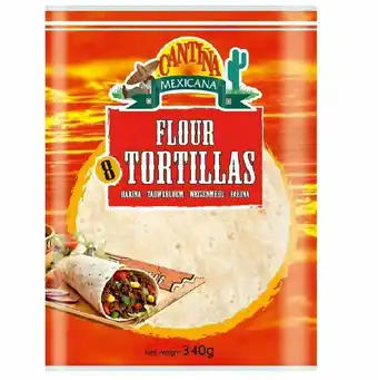 8 tortilhas de farinha 340g - cantina mexicana