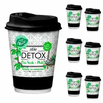 Sucha detox colágeno chá verde mate 6 und 18g cada 60 doses