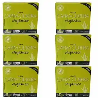 Pão de Açúcar Kit 6cx chá de capim-cidreira ¿ orgânico (60 sachês) ¿ campo verde oferta