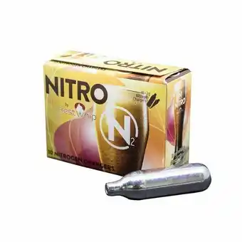 Kit 10 capsulas de gas nitrogênio best whip