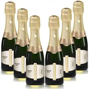 Pão de Açúcar Kit 06 unid. mini espumante chandon baby réserve brut 187ml oferta