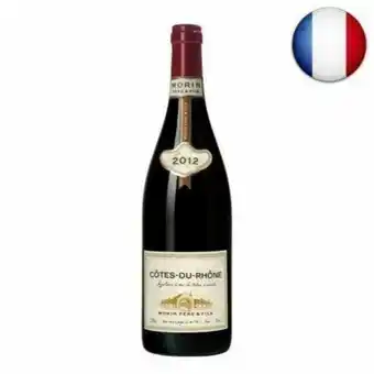 Vinho côtes du rhône morin père et fils tinto 750ml