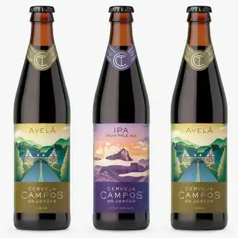 Kit 3 cervejas artesanais sabores avelã e india pale ale