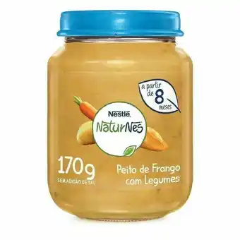 Pão de Açúcar Papinha naturnes nestlé peito de frango com legumes 170g oferta