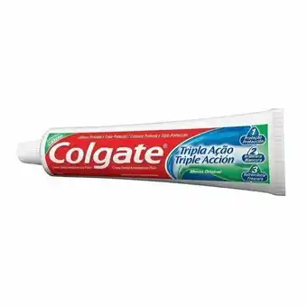 Pão de Açúcar Creme dental colgate tripla ação menta original tamanho família 180g oferta