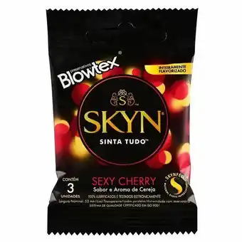 Preservativo skyn sexy cherry 3 unidades