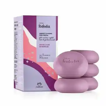 Pão de Açúcar Sabonete em barra ameixa e flor de baunilha caixa c/5 | natura oferta